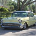 1957 Chevrolet BEL AIR 2 door Hardtop. ZZ4 350 s.b. engine Automatic Restored