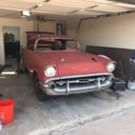 1957 Chevrolet Bel Air 2 door no post (Matador Red Indiana Ivory)