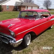 1957 Chevrolet Bel Air 2 dr hard top 327 4 spd. NO RESERVE bid to own must See!!