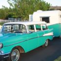 1957 Chevrolet Bel Air 210 Wagon w/Matching 1964 Shasta Trailer