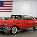 1957 Chevrolet Bel Air  228 Miles Red Coupe 283ci V8 Automatic