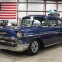 1957 Chevrolet Bel Air  2392 Miles Atlantic Blue Pearl Coupe 496 V8 Automatic