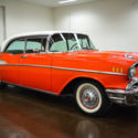 1957 Chevrolet Bel Air 4 Door Hardtop 19973 Miles Red Hardtop 283ci V8 Power Gli