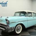 1957 Chevrolet Bel Air 4 Door Sedan 11400 Miles Larkspur Blue Sedan 283 V8 3 Spe
