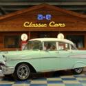 1957 Chevrolet Bel Air 4 door â€“ Surf Green / Ivory