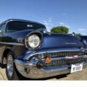 1957 Chevrolet Bel Air  65,903 Miles Blue Sedan V8 5.7L Automatic