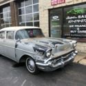 1957 CHEVROLET BEL AIR ALL ORIGINAL VERY STRAIGHT BARN FIND LOW LOW RESERVE