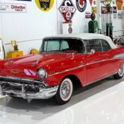 1957 Chevrolet Bel Air Conv, Factory FI 283/283 HP, 3 Spd, Restored