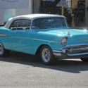 1957 Chevrolet Bel Air Convertible 102,631 Miles blue   Automatic