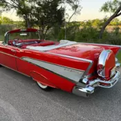 1957 Chevrolet Bel Air Convertible SBC V8 Power-glide  Continental kit