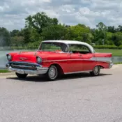 1957 Chevrolet Bel Air Hardtop Roman Red
