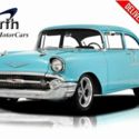 1957 Chevrolet Bel Air Resto Mod 454 Big Block 1111 Miles Marina Blue 2D Coupe