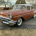 1957 Chevrolet Bel Air Sedan 10317 Miles Bronze Sedan I6 Automatic