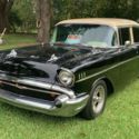 1957 Chevrolet Bel Air Sedan Black RWD Automatic four door