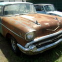 1957 Chevrolet Bel Air Sports Coupe, Barn Find, very solid