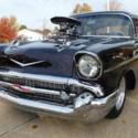 1957 CHEVROLET BEL AIR TUFF 57 BLACK CHERRY  540 C.I. 871 BLOWER 780HP W@W!!!!!!
