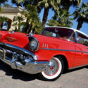 1957 CHEVROLET BEL AIR TWO DOOR HARDTOP KARDASHIAN CELEBRITY BELAIR NO RESERVE