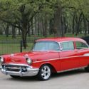 1957 Chevrolet Bel Air, V-8, 700r4 auto, disc brakes, cold a/c, leather, nice