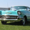 1957 chevrolet BELAIR 2 door HARDTOP 283  AUTOMATIC  POWER GLIDE.