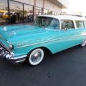 1957 CHEVROLET BELAIR NOMAD 283 V8 POWERGLIDE ORIGINAL OPTIONS A/C PS PW AT-EYE
