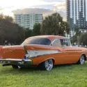 1957 CHEVROLET BELAIR, orange with 3,381 Miles available now!