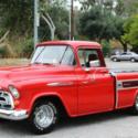 1957 CHEVROLET CAMIO CLEAN TITLE/PS/ PB/ AC/36K MILES 36608 Miles Red PICKUP TRU