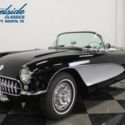1957 Chevrolet Corvette  4631 Miles Onxy black Convertible 283 V8 4 Speed Manual