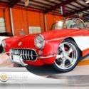1957 CHEVROLET CORVETTE CONVERTIBLE AUTO 331 CUI SMALL BLOCK TORCH RED