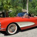 1957 Chevrolet Corvette Convertible Red RWD Manual