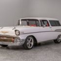 1957 Chevrolet Nomad  4060 Miles Ford Performance White Station Wagon 350 Crate