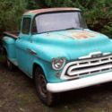 1957 chevrolet pickup apache rare 3800 9ft bed like napco GMC