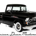 1957 Chevrolet Pickup Black Cameo V8 4-Speed Pickup Truck