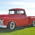 1957 Chevrolet PickUp Truck Power Steering, Brakes, Disc, coil Spring suspension