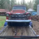 1957 Chevrolet short bed pickup truck project like apache