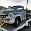 1957 Chevrolet Truck 3100 Pickup Green RWD Manual