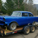 1957 Chevy 210 2 Door Post Restoration Started  -Complete Photos In Description-