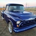 1957 Chevy 3100 short bed pickup, frame off,, new paint, motor, upholstery