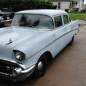 1957 chevy 4 door 6cyl auto runs and drives good relist  last bidder didnt pay
