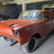 1957 chevy belair 2 Dr Hardtop Project