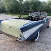 1957 Chevy Belair Convertible, Ragtop Like 1955 1956