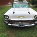 1957 Chevy Belair Convertible with Ghost Flames