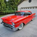 1957 CHEVY BELAIR DR HARD TOP 283 V8 MOTOR WITH 4 BARREL CARB & DUAL EXHAUST