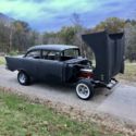1957 Chevy belair gasser project v8 tilt front