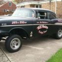 1957 Chevy Belair Hard Top  Frame Off Restored , High end Build Gasser , 1955