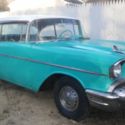 1957 CHEVY BELAIR V8 2dr HARDTOP CAR GARAGE FIND