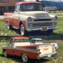 1957 Dodge Swept Side Pickup Red RWD Manual