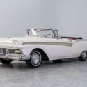 1957 Ford Fairlane 500  3430 Miles White Convertible 312 ci 2-Spd Auto
