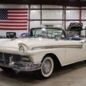 1957 Ford Fairlane 500 Skyliner Retractable 9450 Miles White Convertible V8 Auto