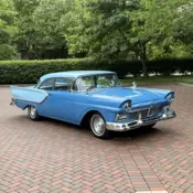 1957 Ford Fairlane Coupe Blue stock