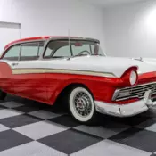 1957 Ford Galaxie Fairlane 500 2259 Miles Red Coupe 312 V8 Fordomatic 2 Speed au